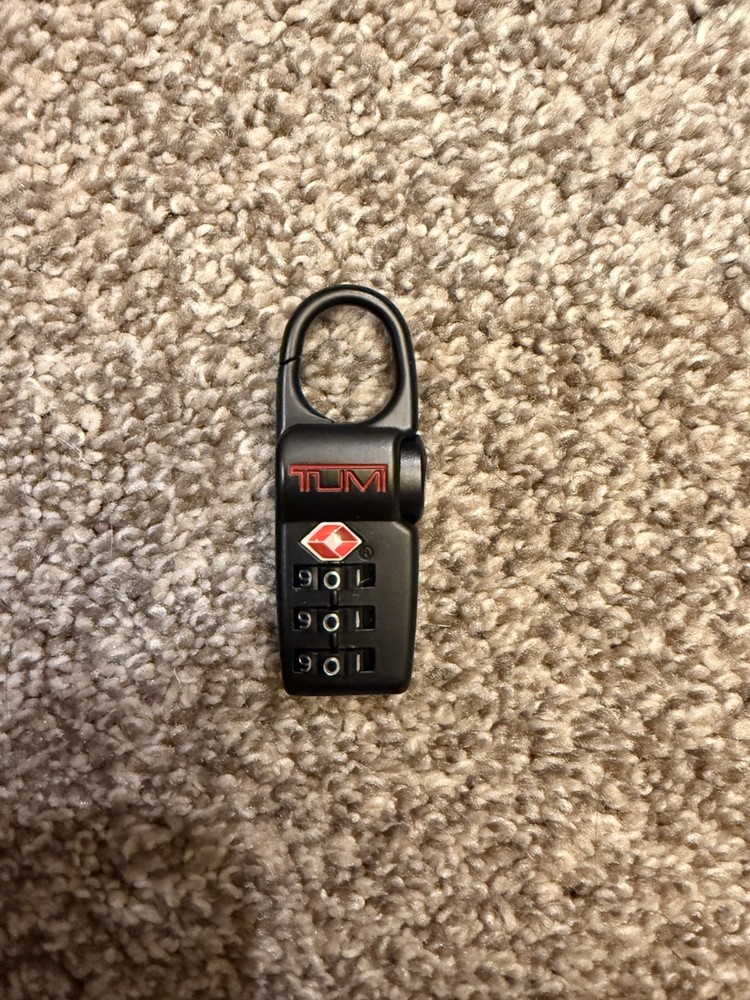 Tumi Alpha Black TSA Luggage Combination Lock - New