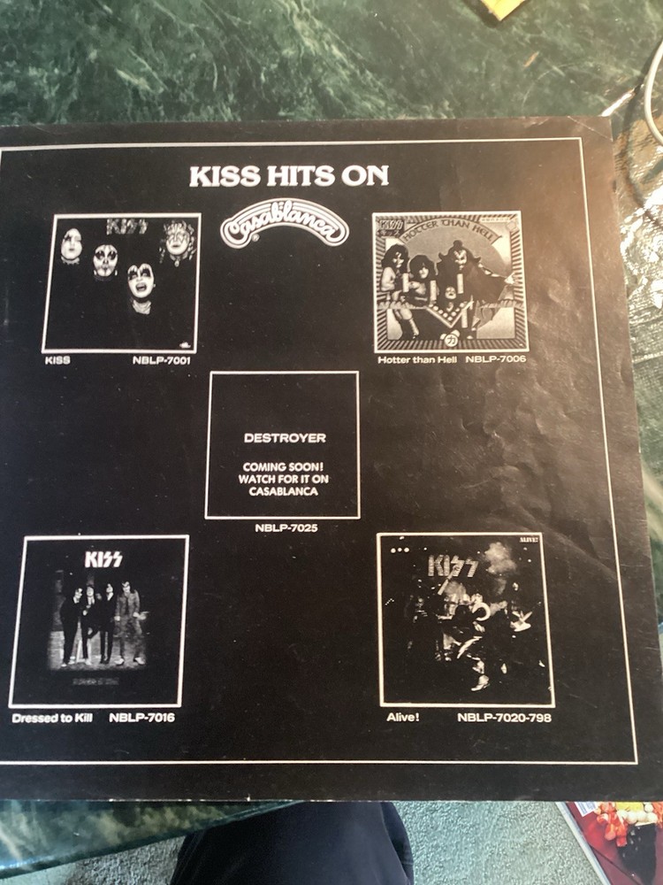 KISS on Tour 1976 Program Original Vintage Gene Paul Ace Peter