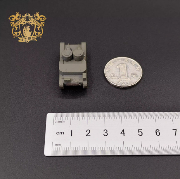 3D Printed 1/144 Britain MK.E BType Double Turrets Light Tank Finished Model