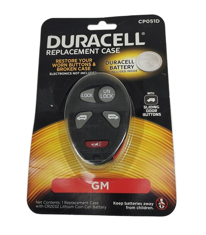 Duracell Replacement Case CP051D Restore Worn Buttons & Broken Case for GM