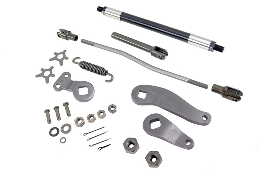 Mechanical Brake Kit Parkerized fits Harley Davidson