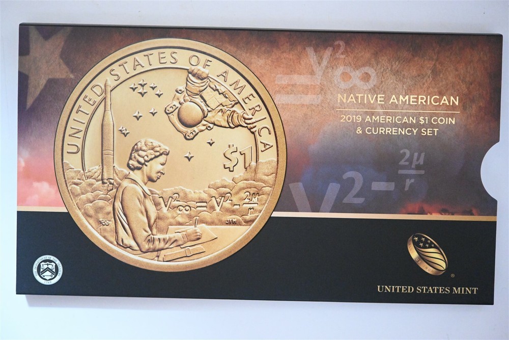 2019 Native American $1 Enhanced Coin & Currency Set Space Program