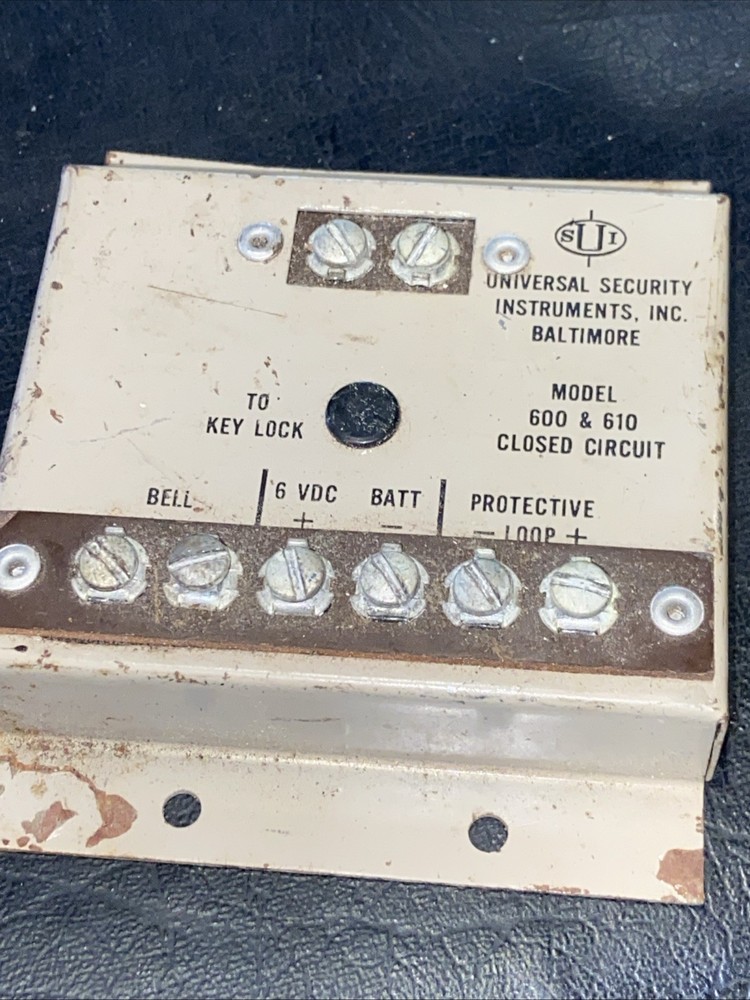 NOS - Universal Security Instruments, Inc. Model 600 And 610 Untested