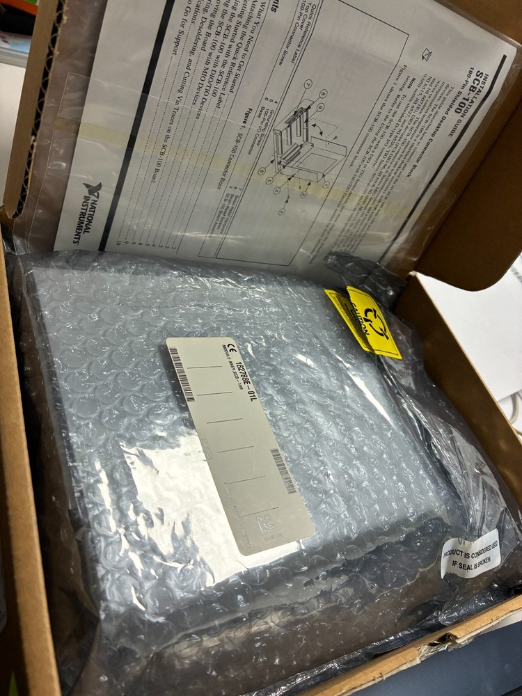 NATIONAL INSTRUMENTS MULTIFUNCTION DAQ DEVICE SCB-100 / 182788E-01L- NEW