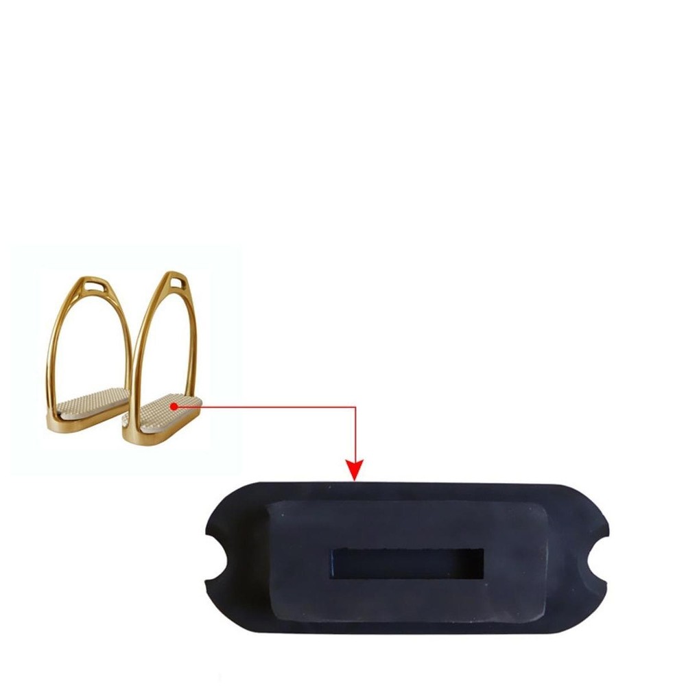 2x Stirrup Rubber Treads Pads Replace Easy Installation Soft Stirrup Inserts