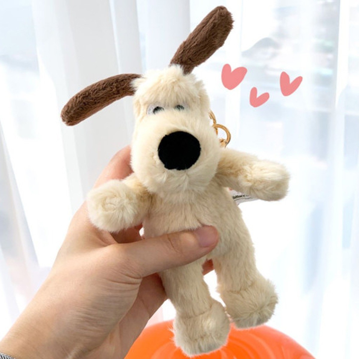Wallace & Gromit Plush 5 Inch Gromit Keychain