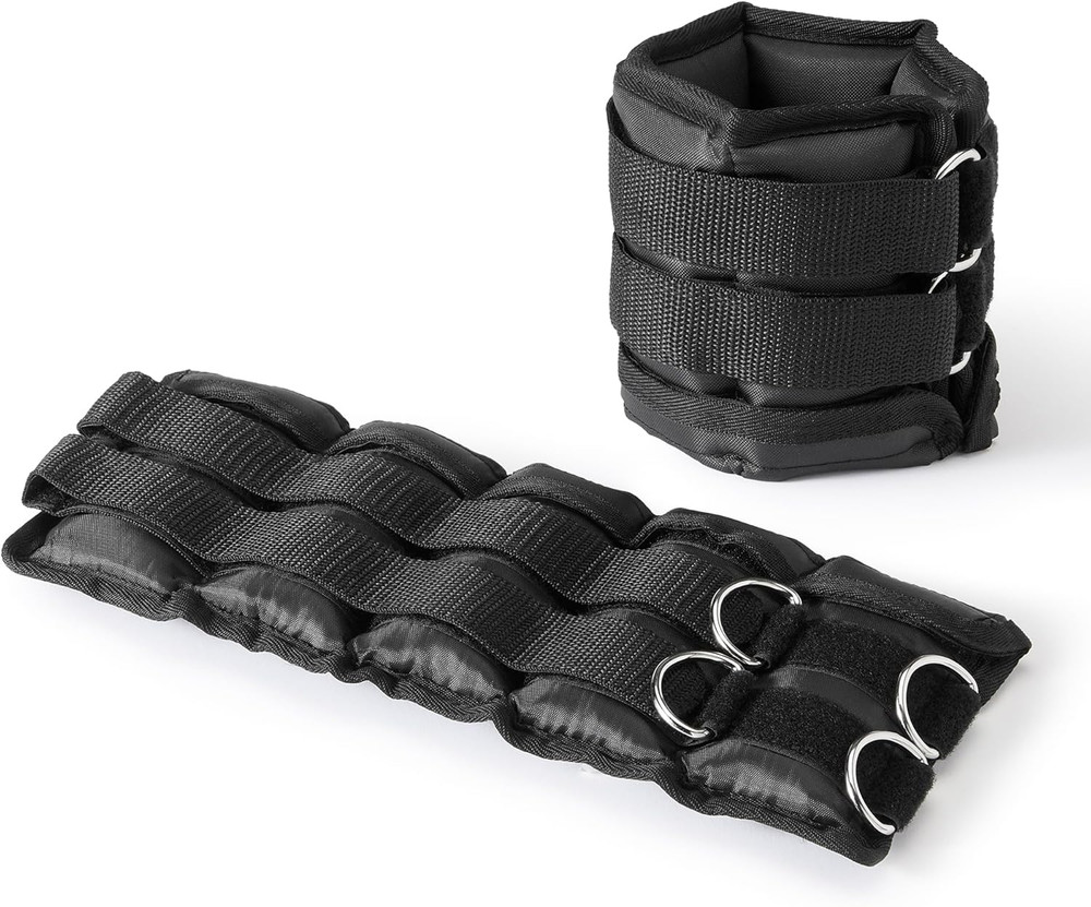 Adjustable Ankle Weights - 2 X 2.5 Lbs