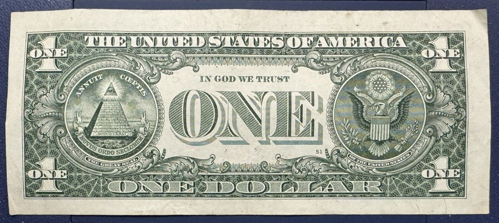 2017A $1 Dollar Banknote Star - E03427009* - Low Run - Orange Range! District E!