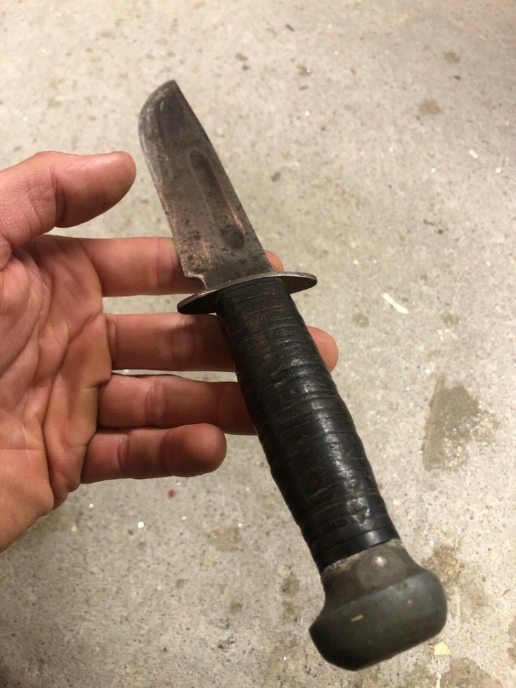Original US WW2 Remington Hunter combat knife 6” blade 