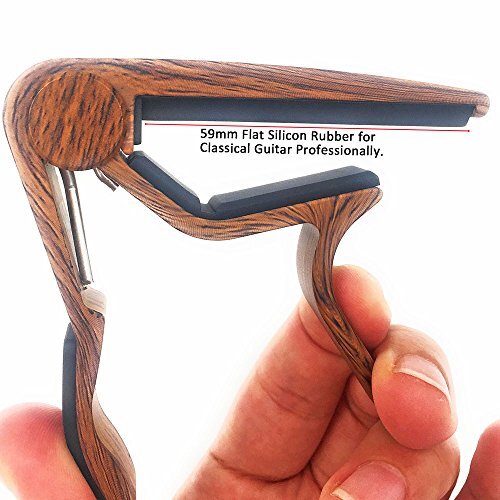 Classical Flat Guitar Capo for Nylon String Guitars Flat Capo Rosewood