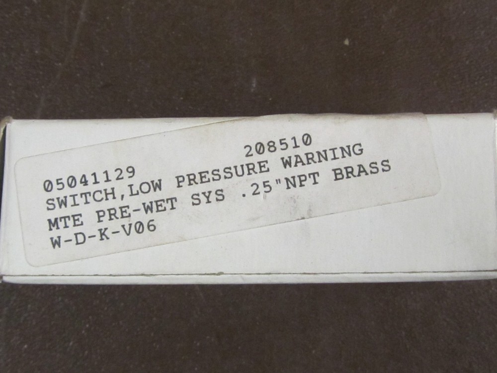 Gems Sensors SWITCH,LOW PRESSURE WARNING 208510