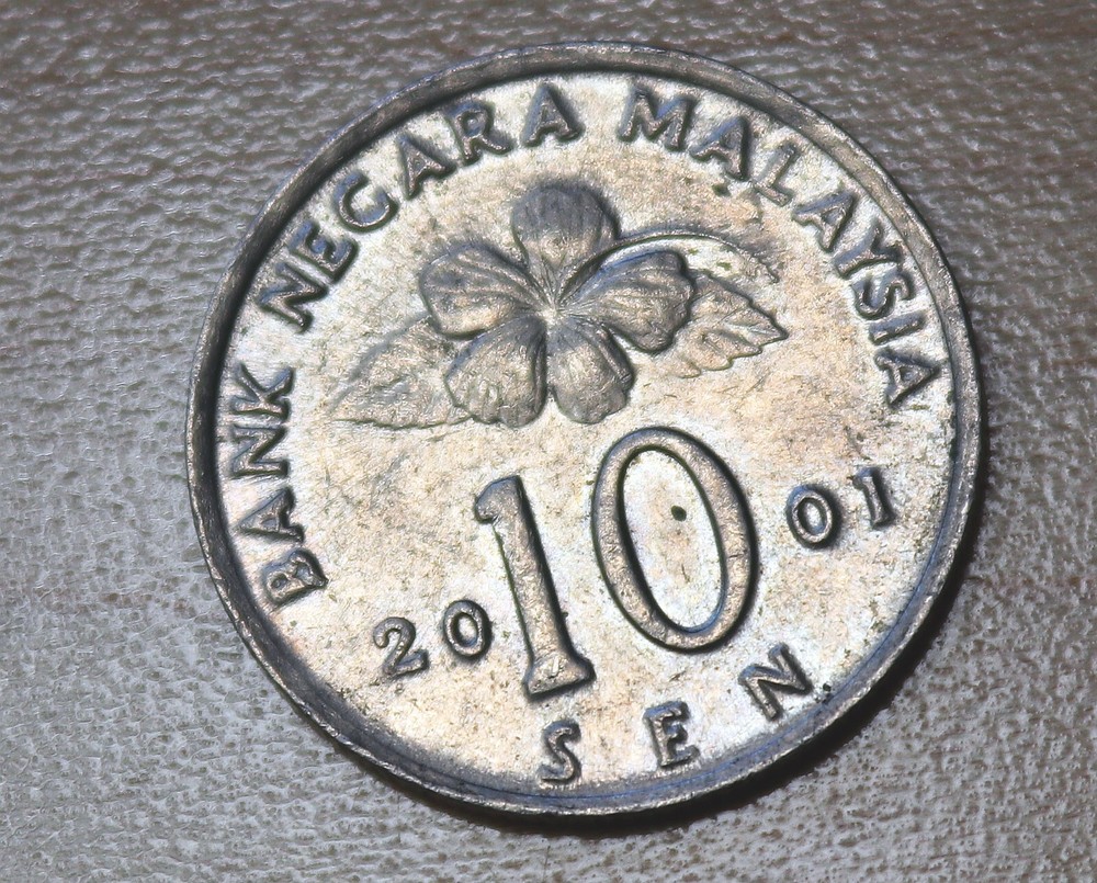 2001 Malaysia 10 Sen