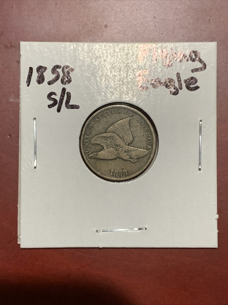 1858 Flying Eagle Cent Small Letters -VF *Sharp Coin*