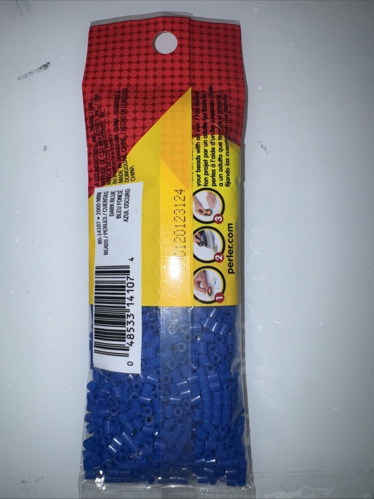 Perler Mini Fuse Beads Dark Blue