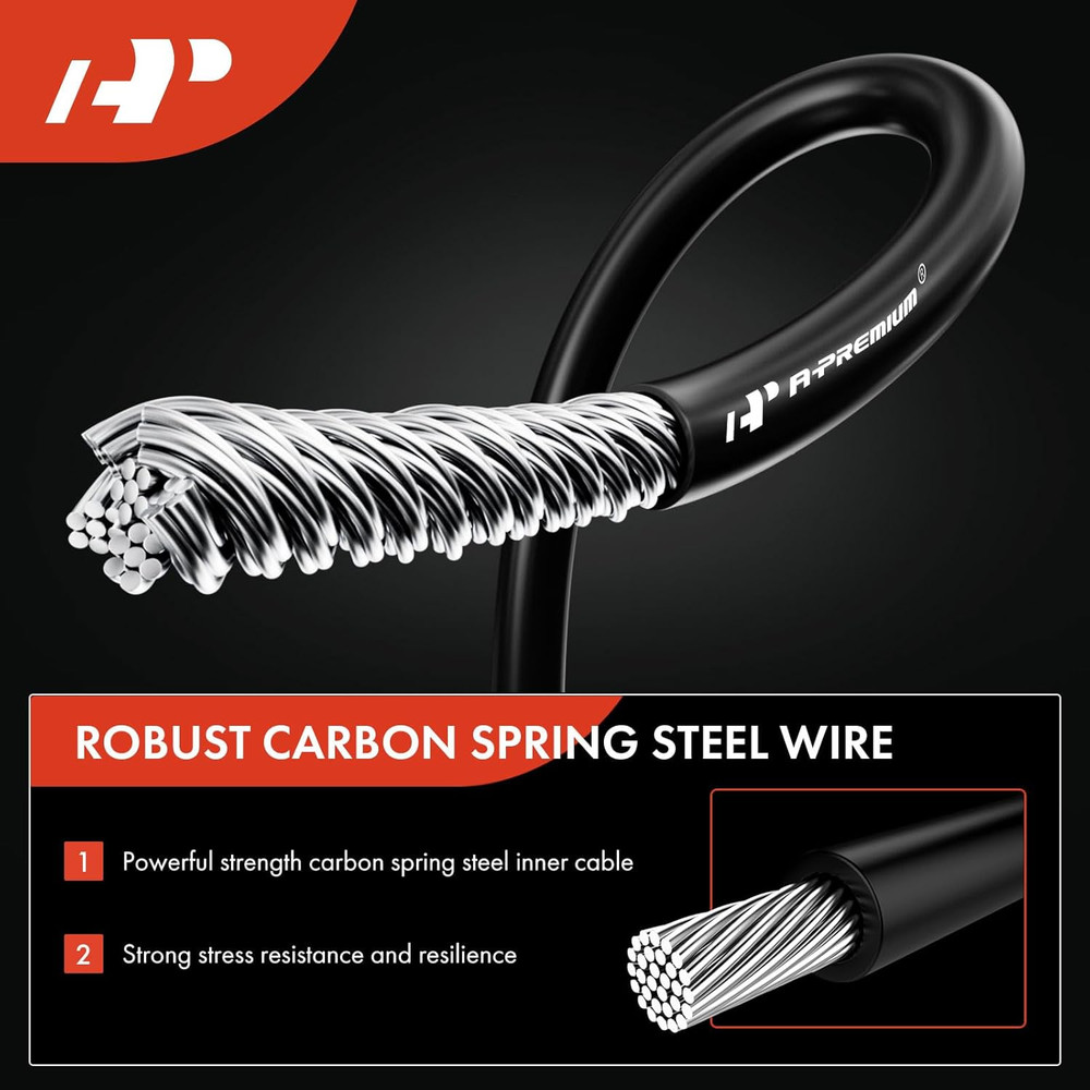 Front Side Parking Brake Cable Assembly Compatible with Chevrolet and GMC Models
