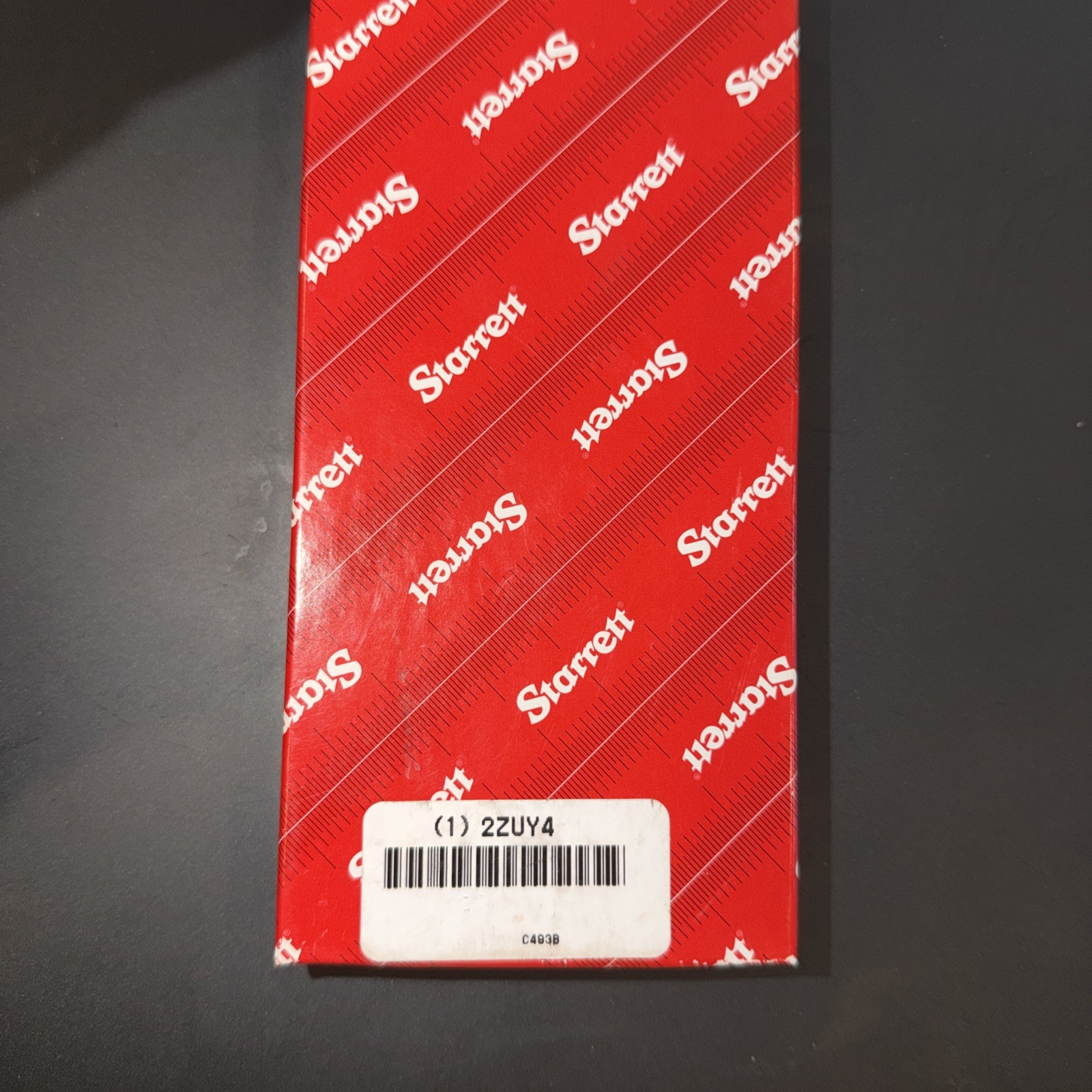 STARRETT No. C493B Satin Chrome Finish Steel Protractor/Depth Gage. USA Made!