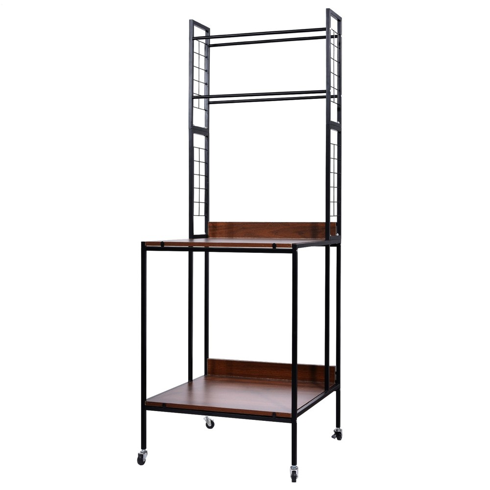 3D Printer Rack Filaments Storage - Rolling 3d Printing Stand Filament Organizer