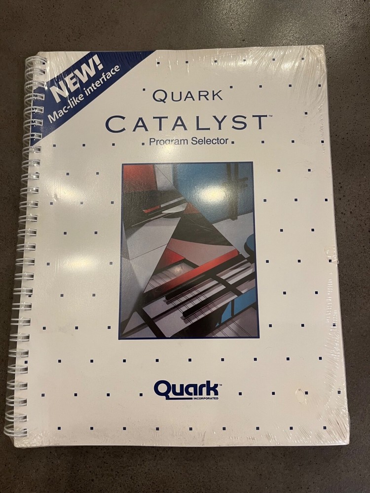 Quark Catalyst Program Selector Software for Apple IIe & IIc Systems - BRAND NEW