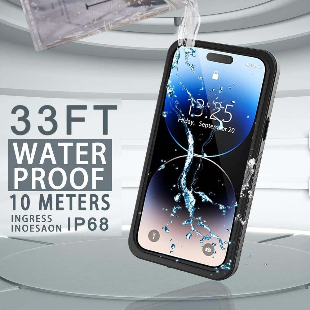 Waterproof Case Cover For iPhone 15/ 14 Pro Max Plus Shockproof Screen Protector