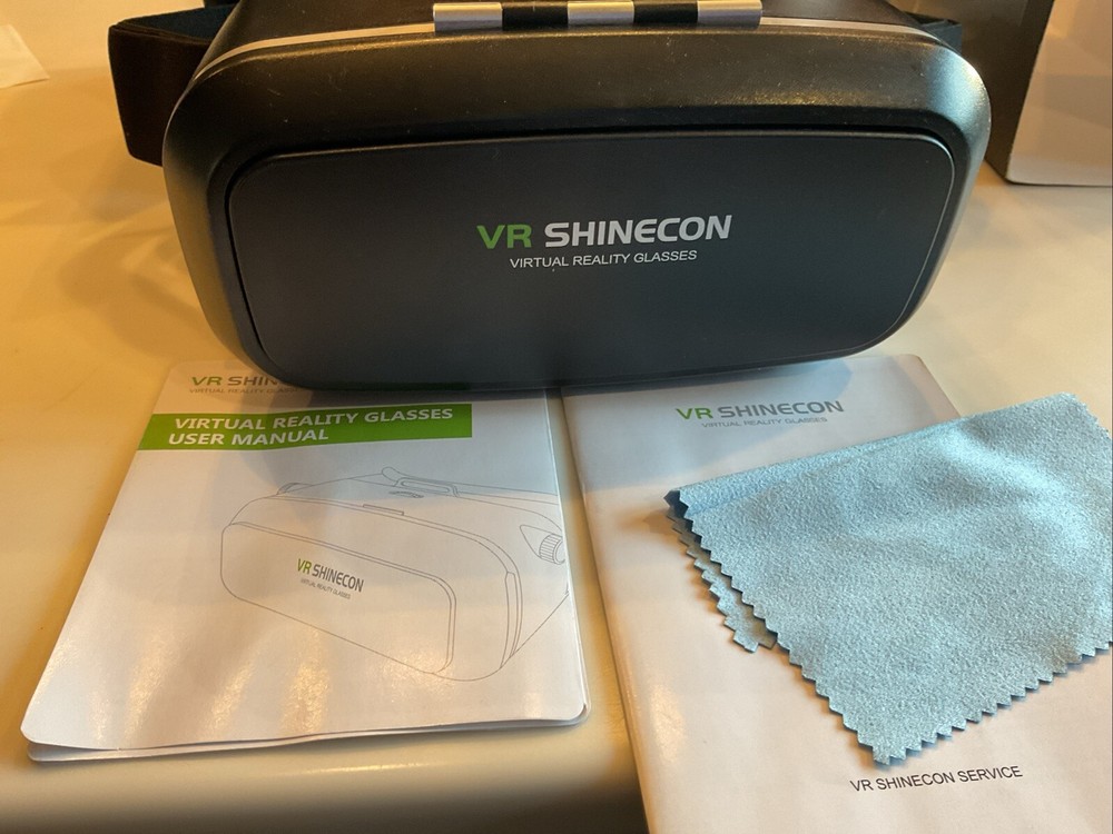 VR Shinecon 3D Virtual Reality Glasses For Android Cellphones Black