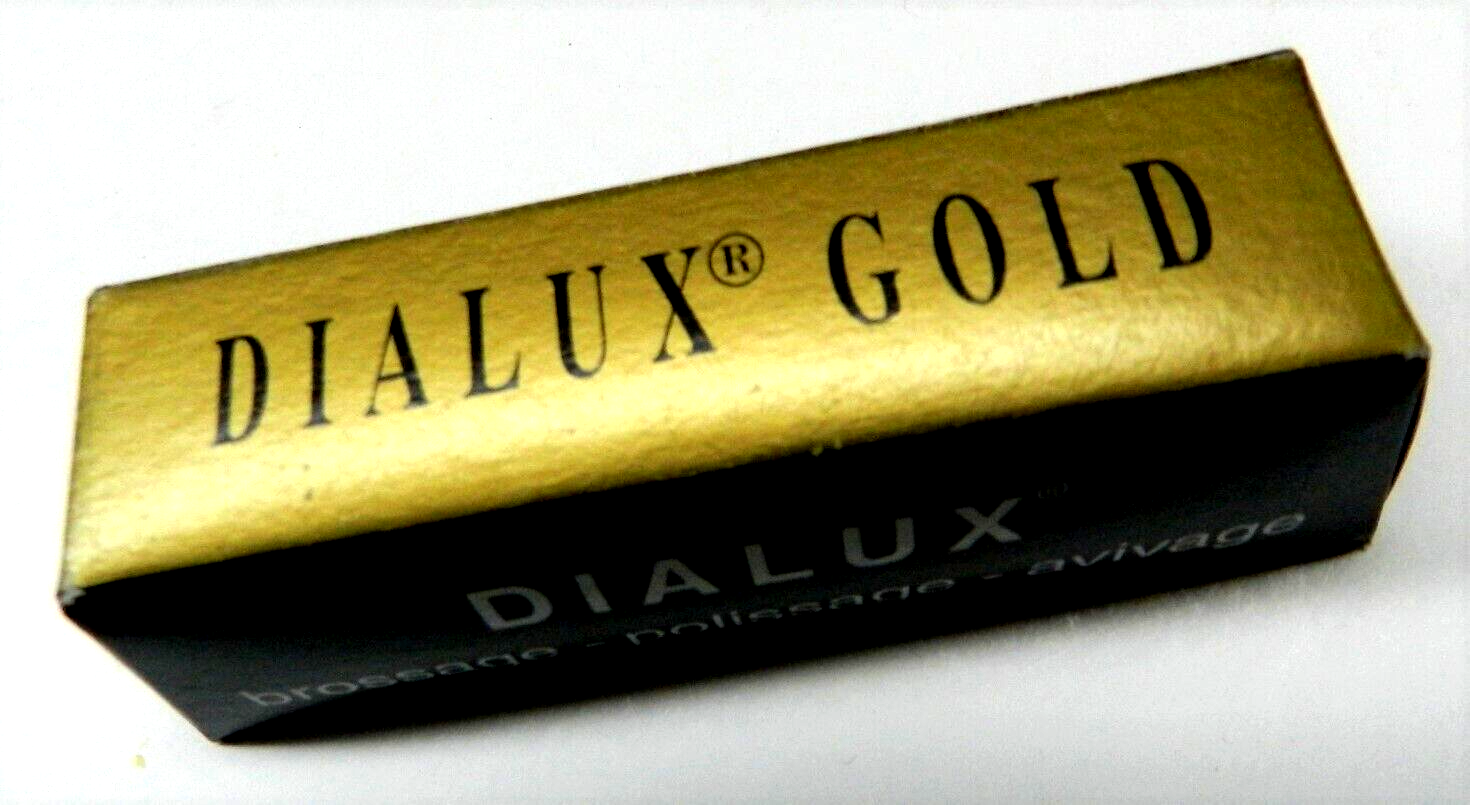DIALUX GOLD Polishing Compound Jewelry Rouge Super-Finish Highest Gloss - 1 Bar