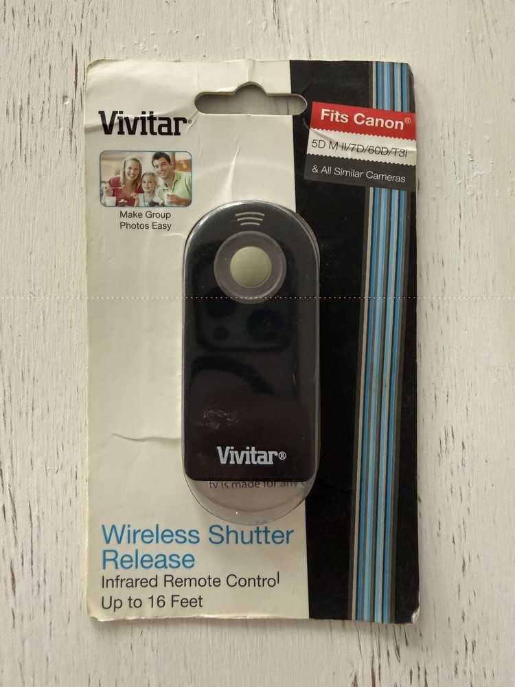 Vivitar Wireless Shutter Release Remote Control for Canon - Brand New!!!
