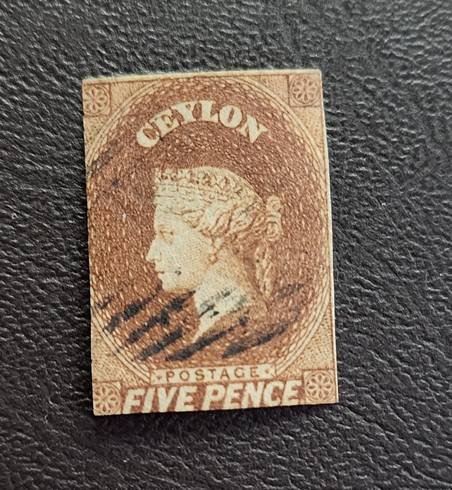 CEYLON 1857-59 SCOTT #6