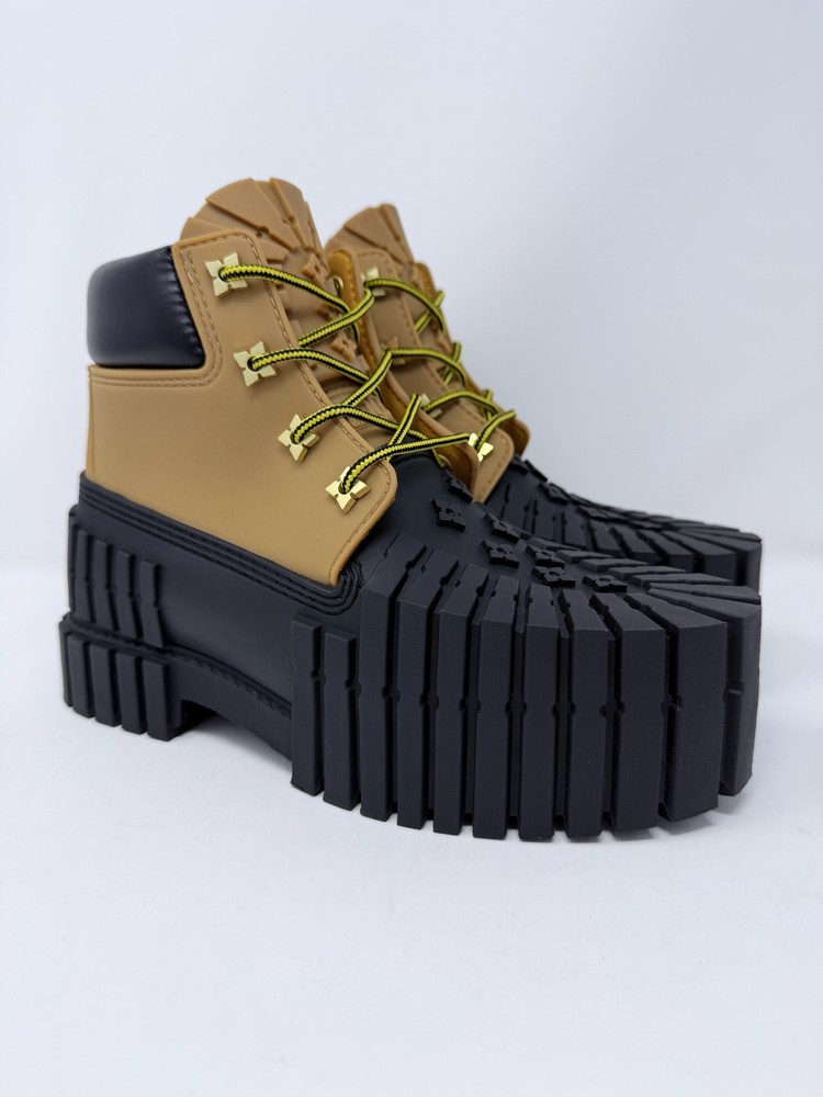 Size 8 - MSCHF 2x4 Boot Duck Camel Brown Black