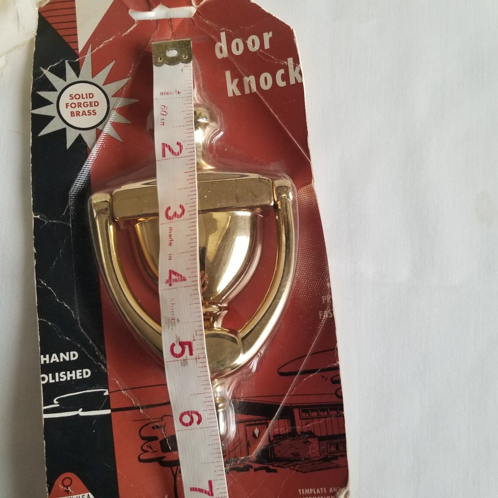 Baldwin Solid Forged Brass Door Knocker