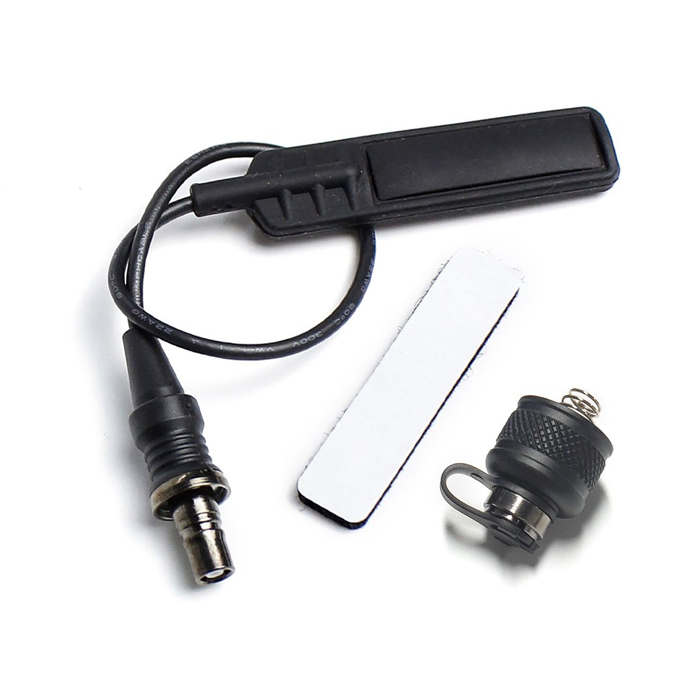 Tactical Flashlight Remote Pressure Switch / Rear Tail Cap for M300-M600 M952