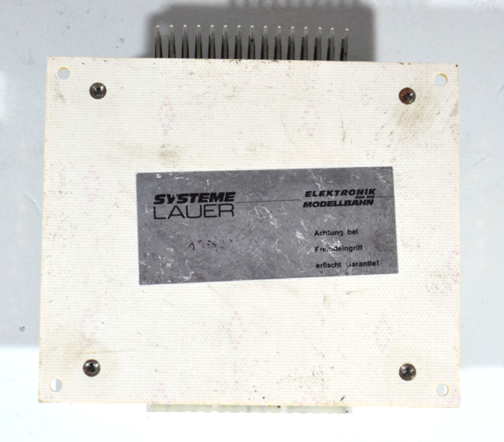 SYSTEME LAUER LBS 20 Model Railroad Control Electronics Unit Vintage Germany