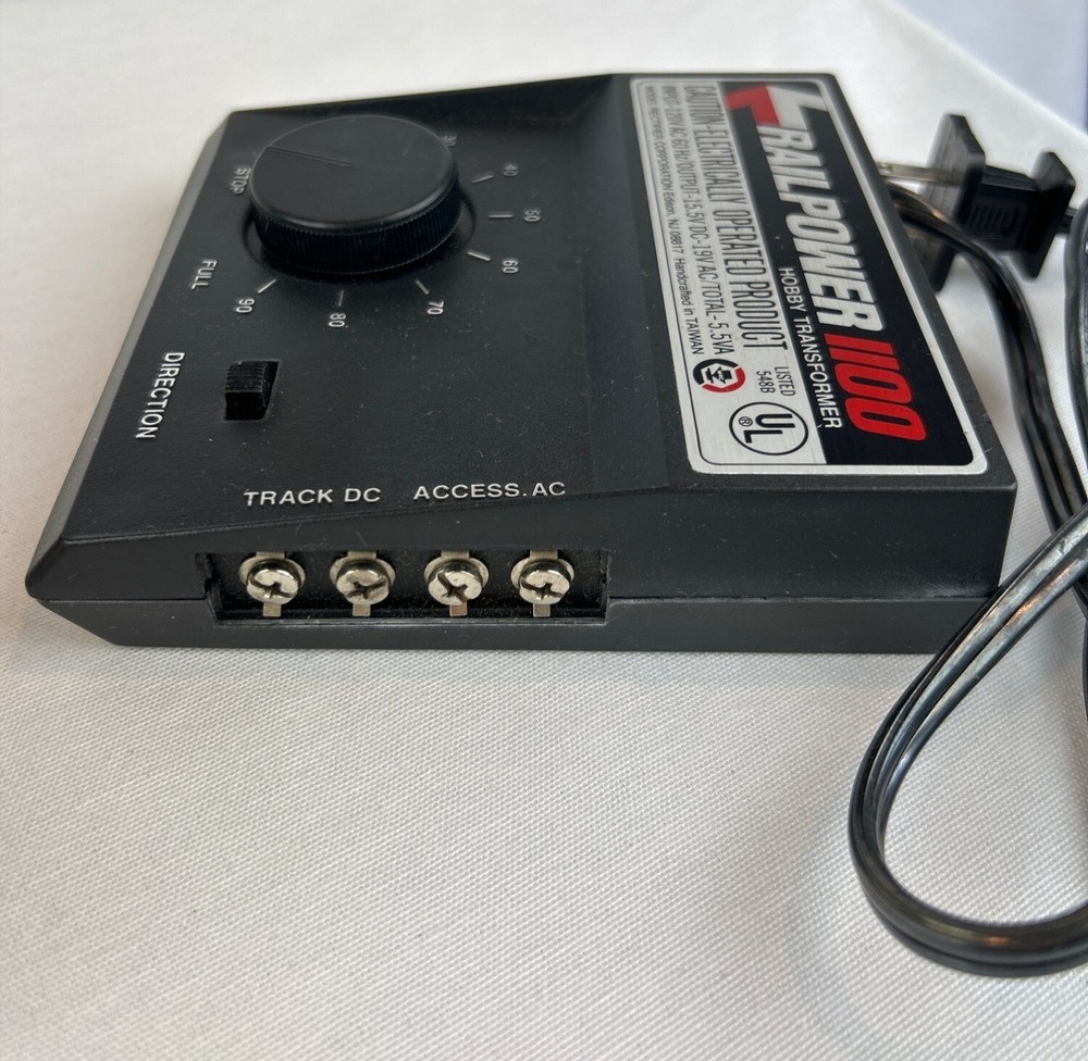 Railpower 1100 Model Train Powerpack With Directional Control Full Speed Dial