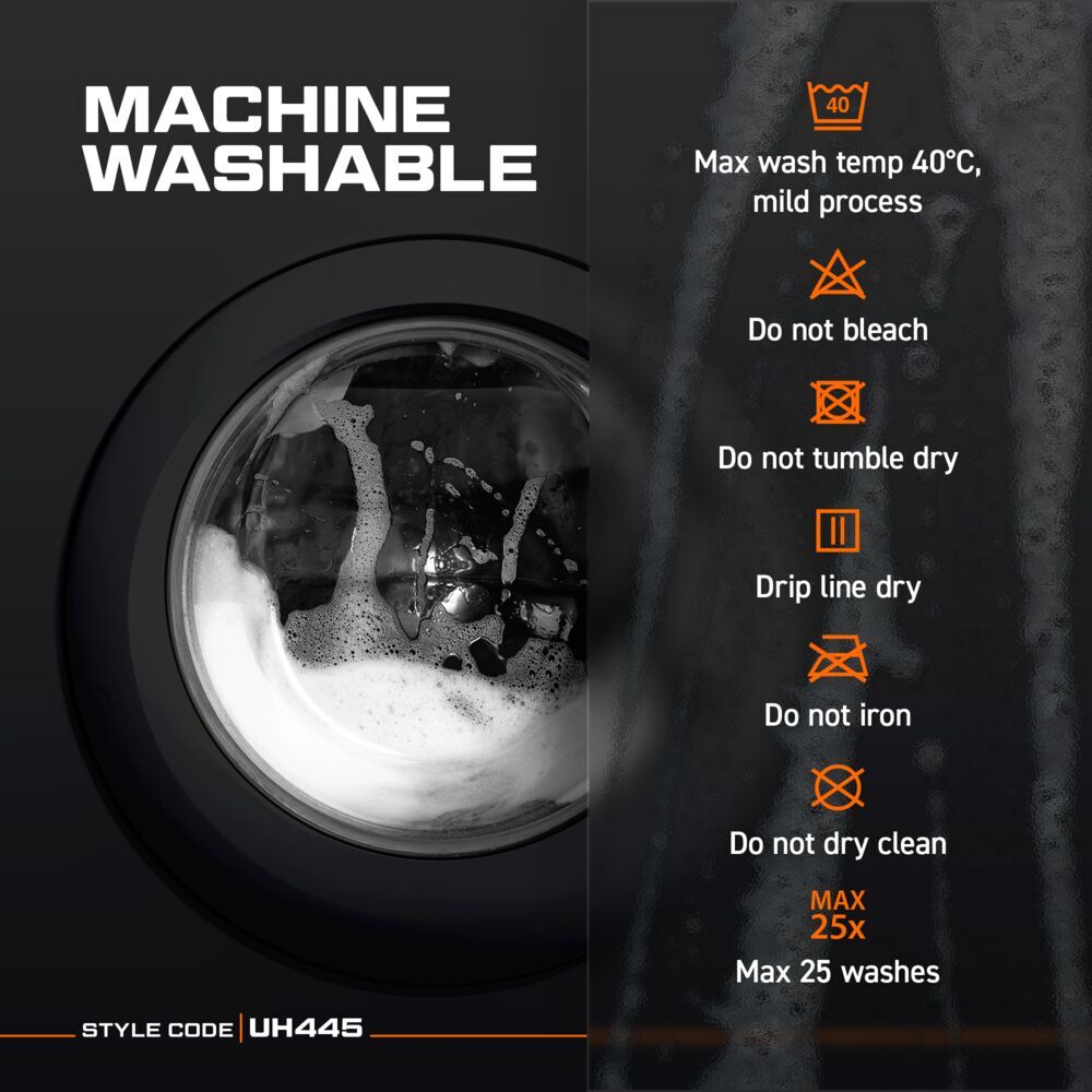 Portwest UH445 Mens Waterproof Raincoat Hi Vis Reflective Lightweight 48" Jacket