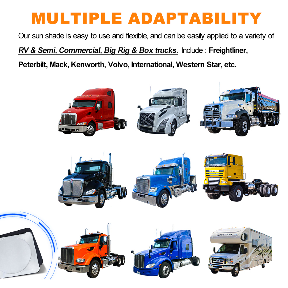 For Ford Econoline E350 E450 Windshield & Side Window Sun Shade UV Block Cover