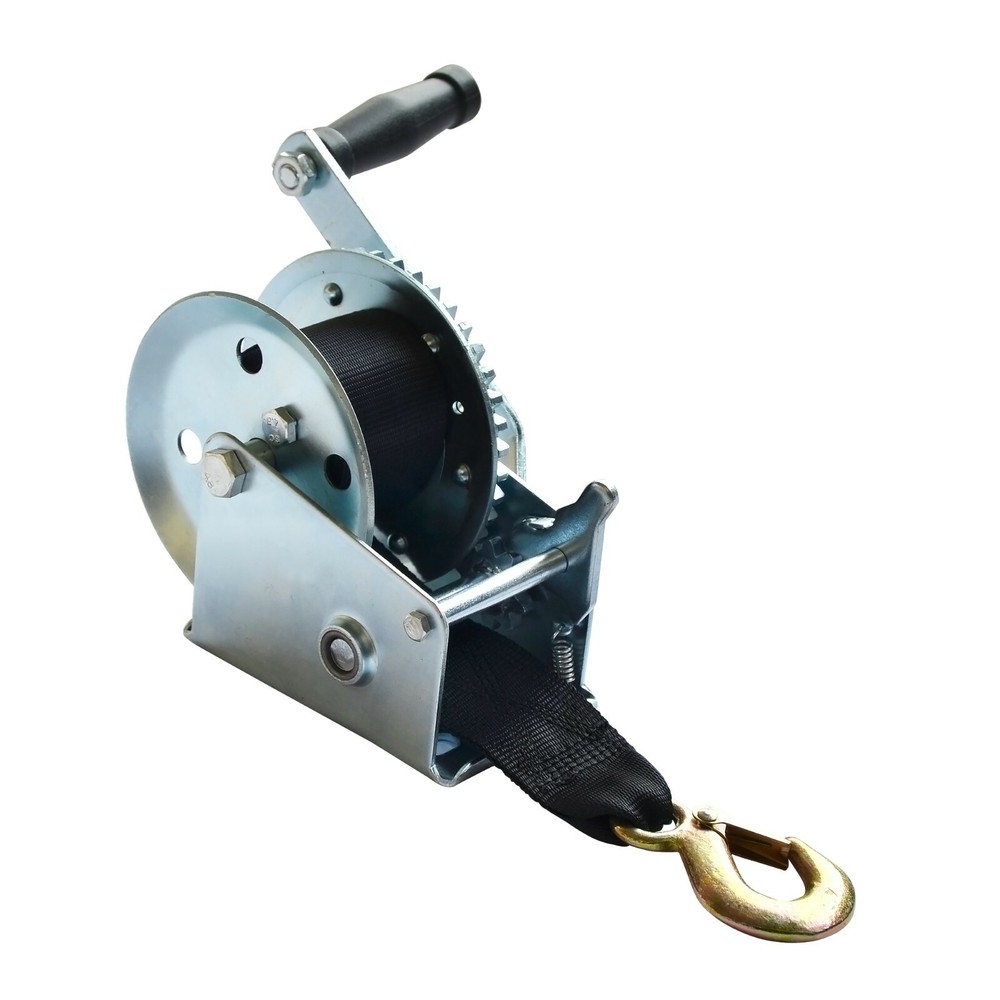 1500 Lb. Capacity Trailer Winch with 20' Strap and Hook