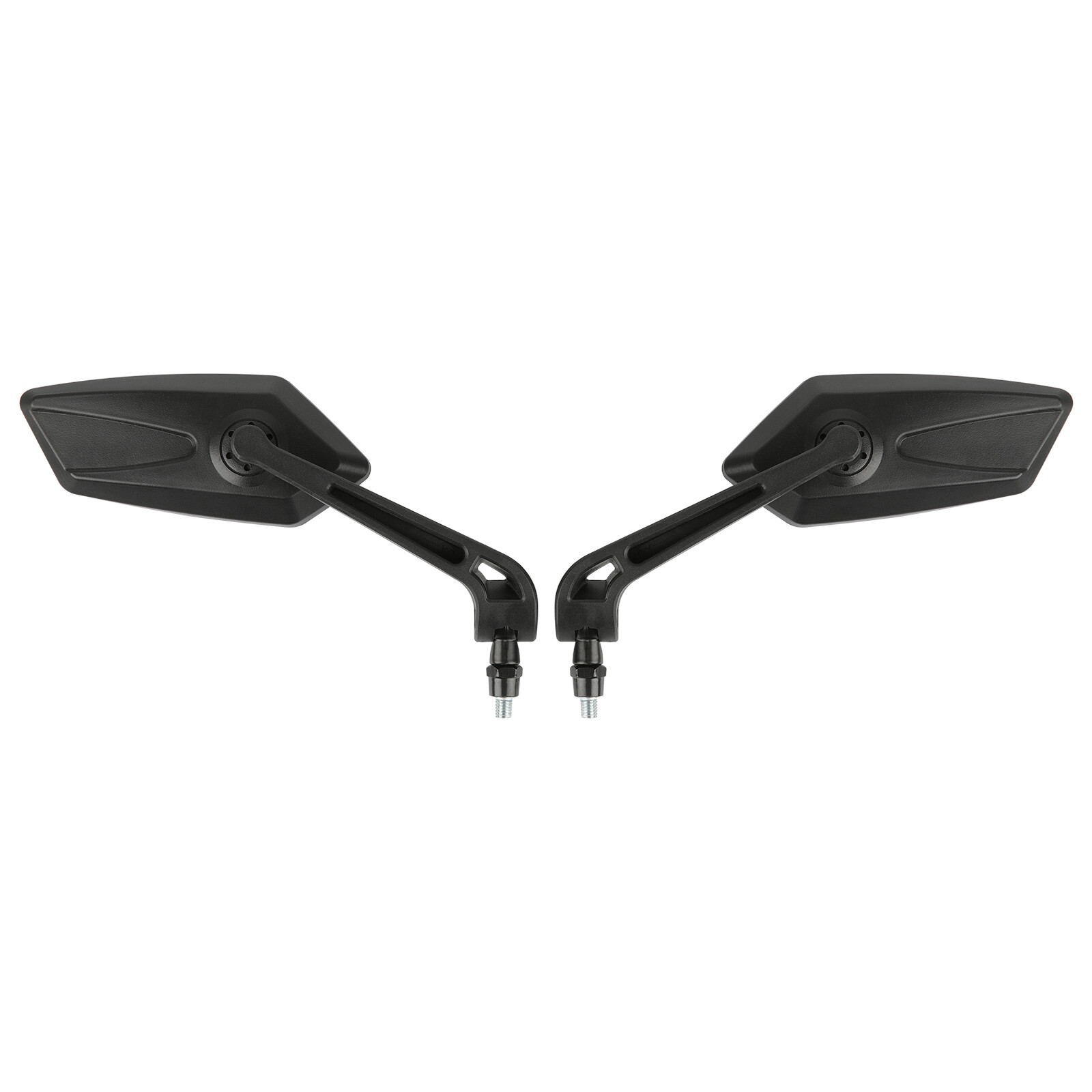 Universal Motorcycle Rearview Wing Mirrors 8mm/10mm For Honda Yamaha Suzuki ATV