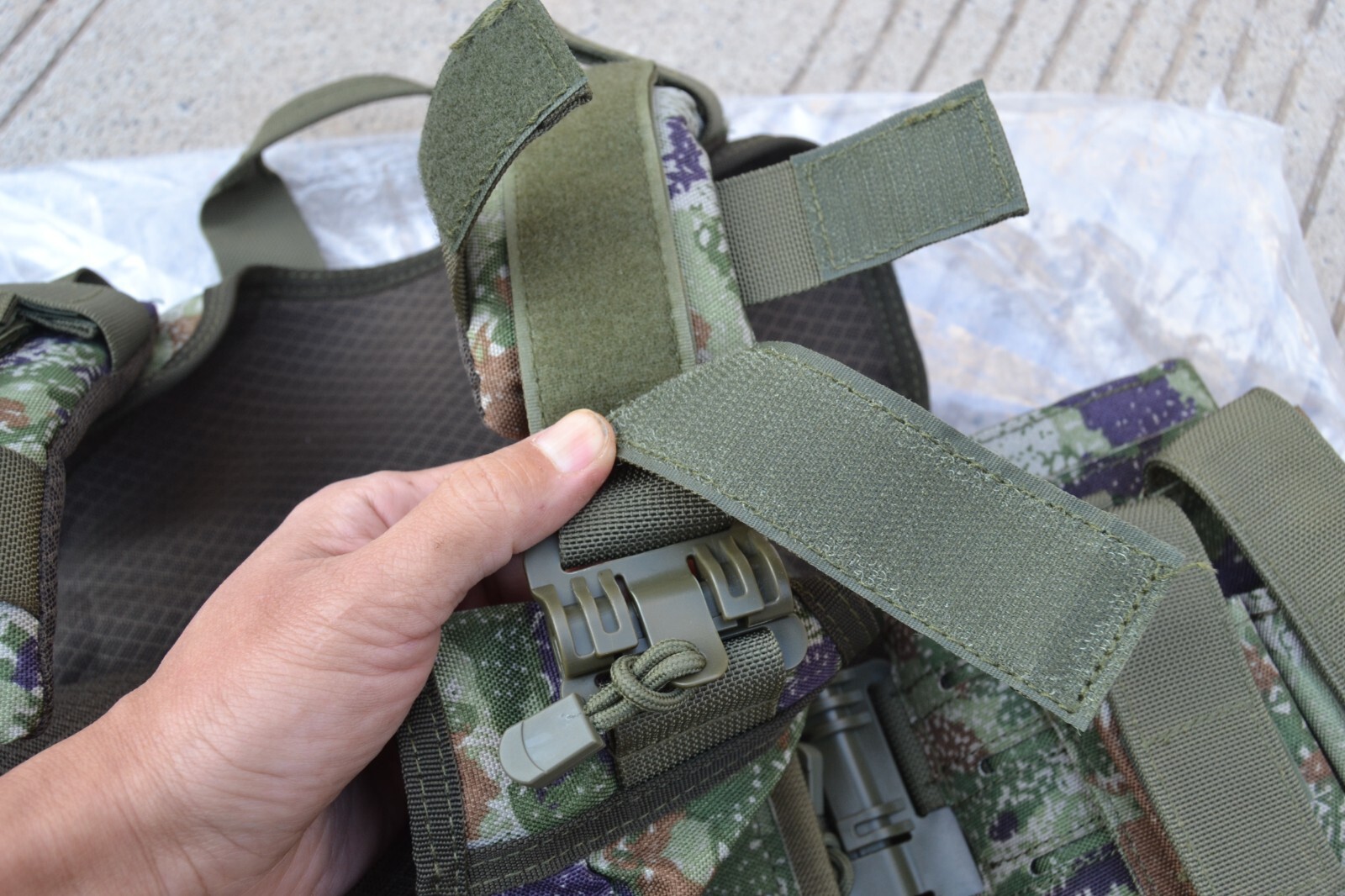 China Military PLA Type 21 "starry sky" Chest Rig Plate Carrier Tactical Vest