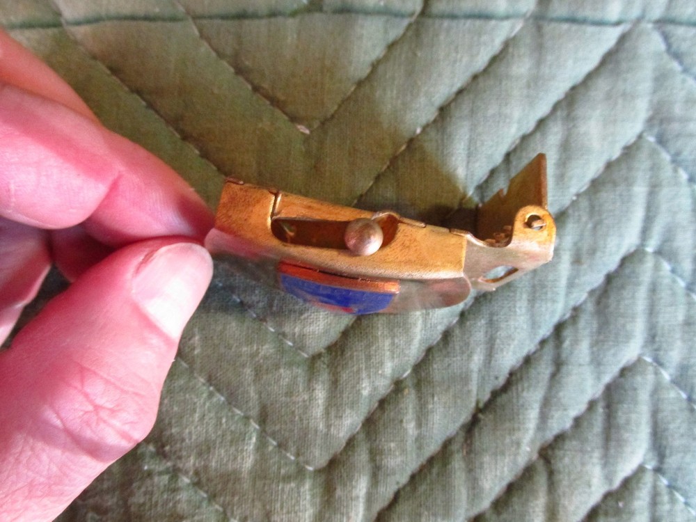 US Army 11th Airborne solid brass belt buckle paratrooper