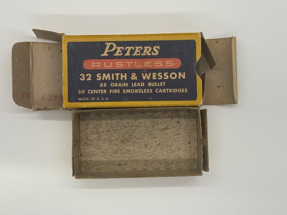 Vintage Peters 32 Smith & Wesson Rustless Empty Box