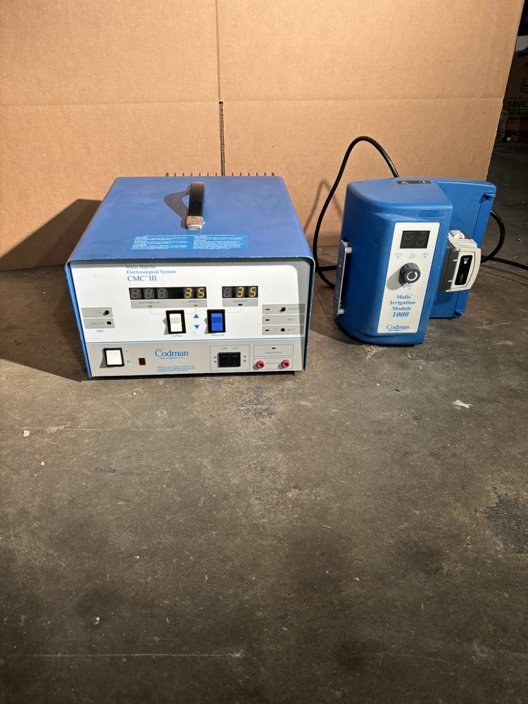 Codman 80-1170 Electrosurgical Generator And 80-9100 Irrigation Module