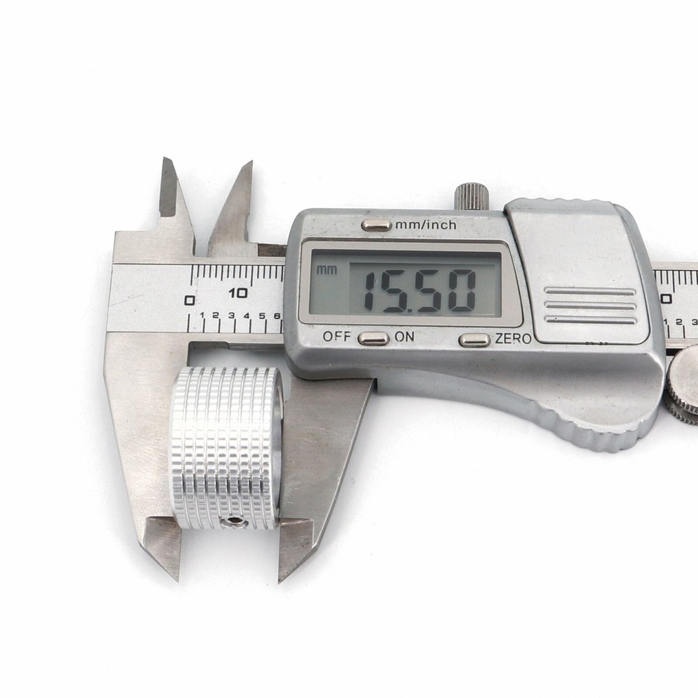 10PCS SOLID Aluminum Amplifier Control VOLUME Rotary Cap Potentiometer Knob 6mm