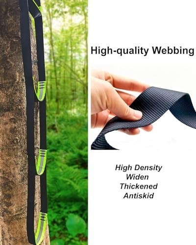 4-Step Climbing Aider - Double-Thickened, Adjustable Hook & Loop, Lightweight Ro