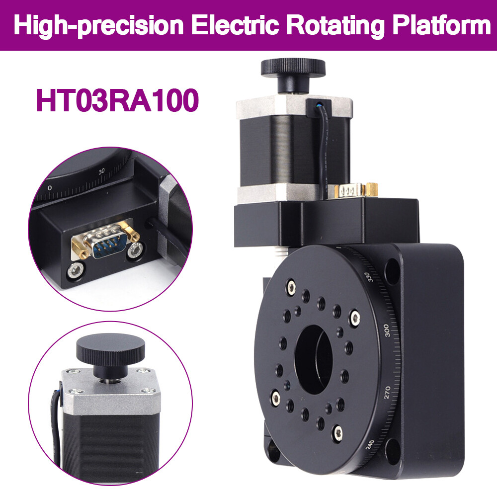 Electric Rotary Platform Motorized Precision Rotary Stages Table Diameter 100mm