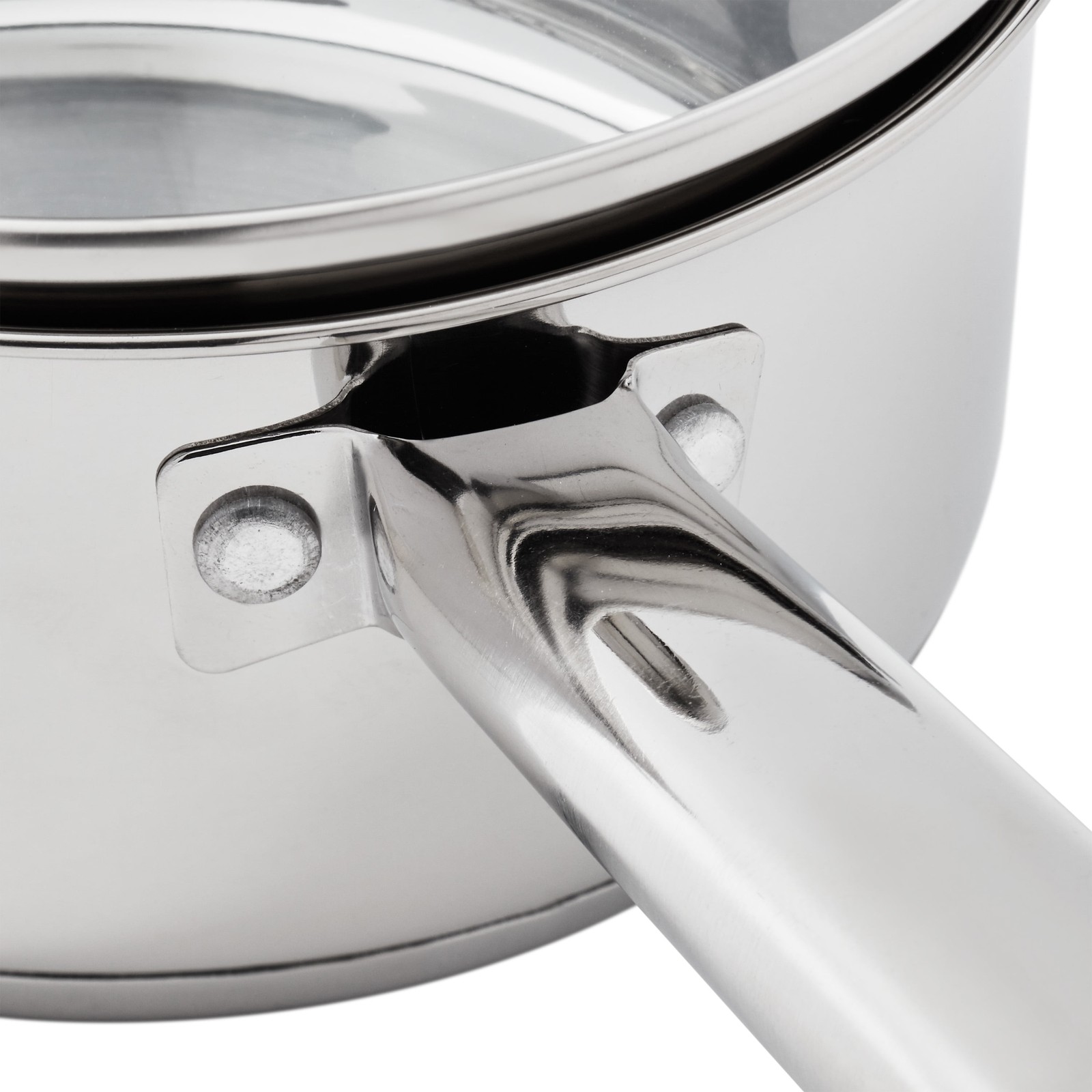 Mainstays 1 qt Oven Safe Stainless Steel Saucepan with Straining Lid