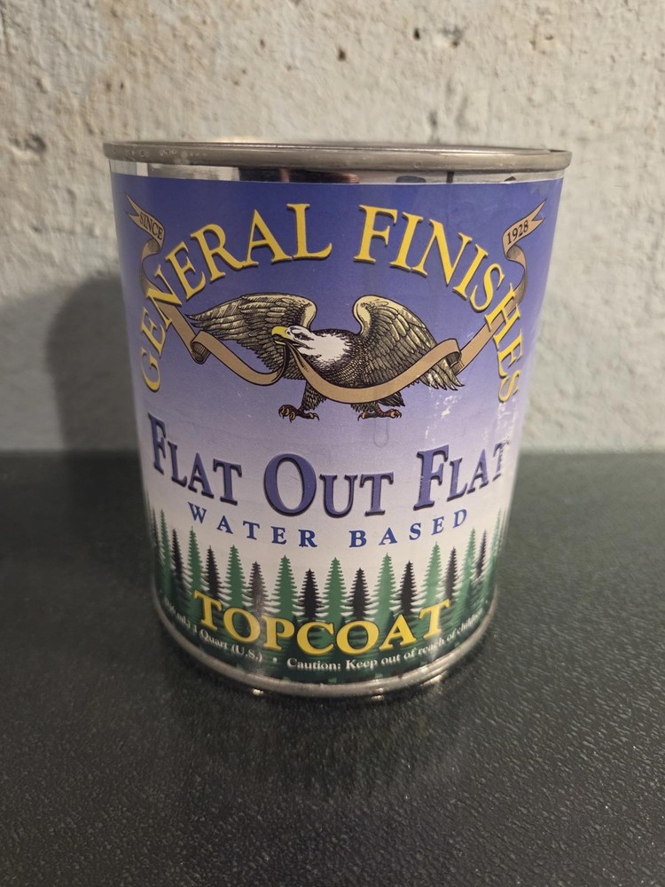 General Finish Flat Out Flat Water Based Top Coat