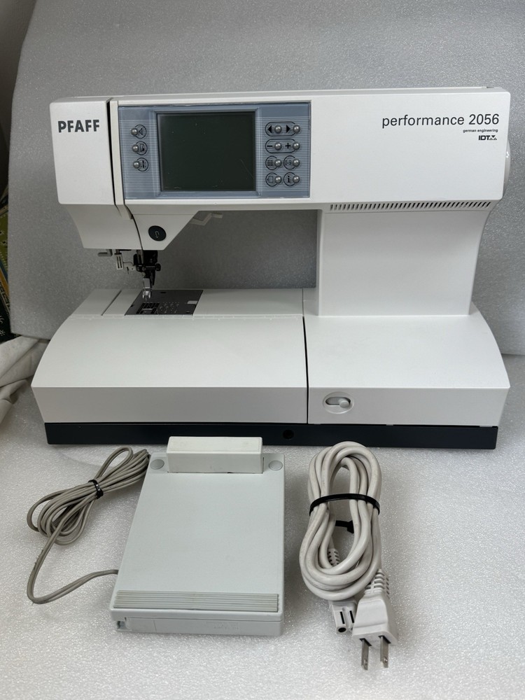 PFAFF Performance 2056 Sewing Machine Tested Working Storage Case