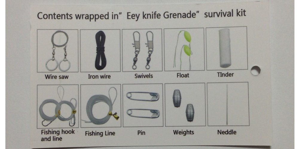 Fishing Emergency Kits with Compass