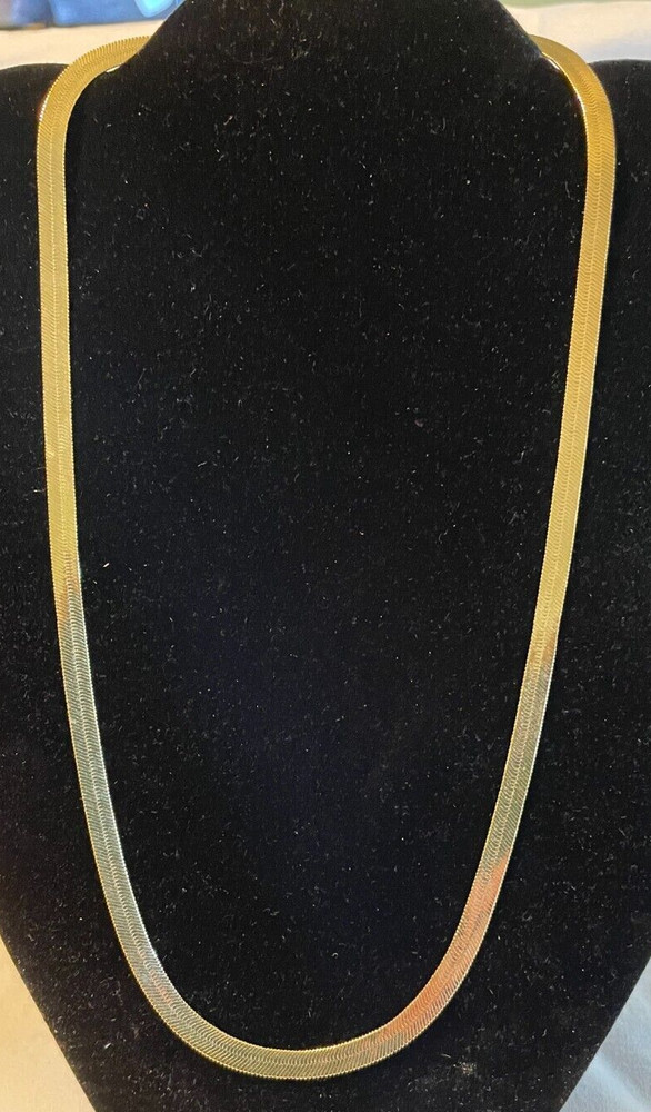 Herring Goldtone Necklace 8"