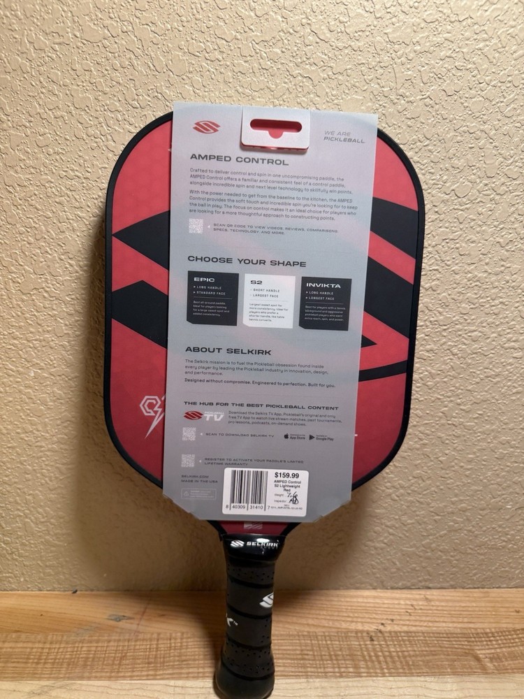 Selkirk Amped Control Pickleball Paddle
