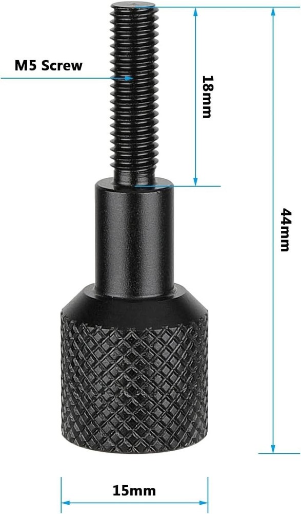 Lightweight M5*18mm Thumbscrew Replacement for Optimal Quick Release Performance